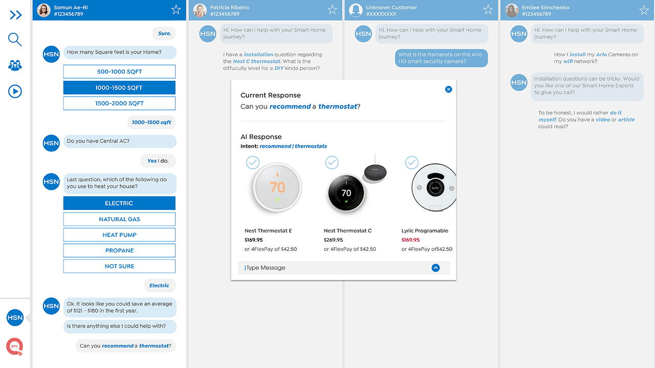 Smart Home Chat Bot - Customer Service View Recommendation Smart Home Chat Bot - Customer Service View Recommendation